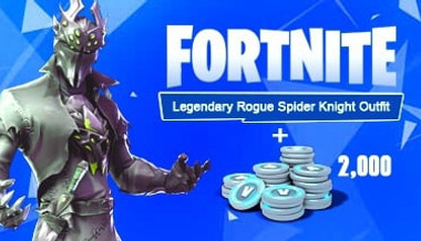 Fortnite Legendary Rogue Spider Knight Outfit + 2000 V-Bucks
