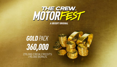 The Crew Motorfest Gold Pack (360,000 Crew Credits)